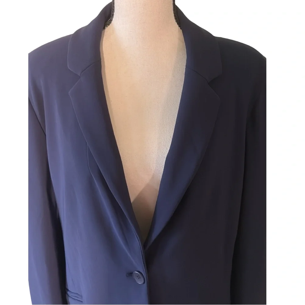Boston Proper Midnight Blue Suit Jacket - Picture 3 of 10